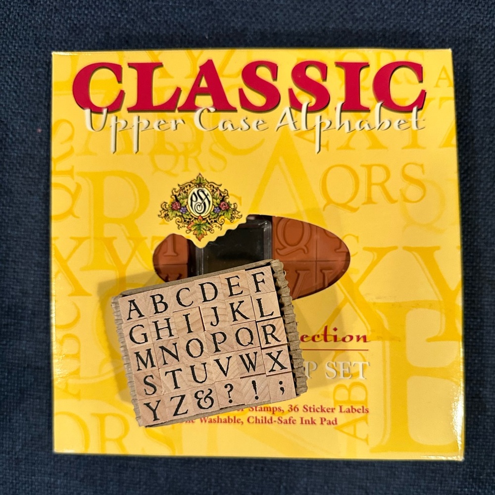 2 sets of Alphabet stamps